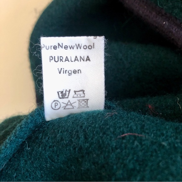 1960s Austrian Vintage Boiled Wool Jacket With Nickel Buttons Blue-Green w Navy - Picture 3 of 7